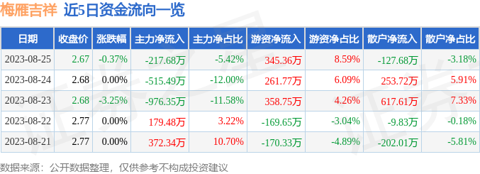 梅雁吉祥股票行情深度解析與觀點闡述