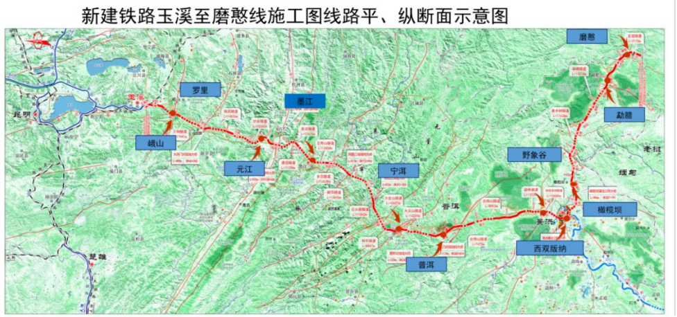 云南玉磨鐵路最新動(dòng)態(tài)，一條鐵路見證城市成長(zhǎng)與自信